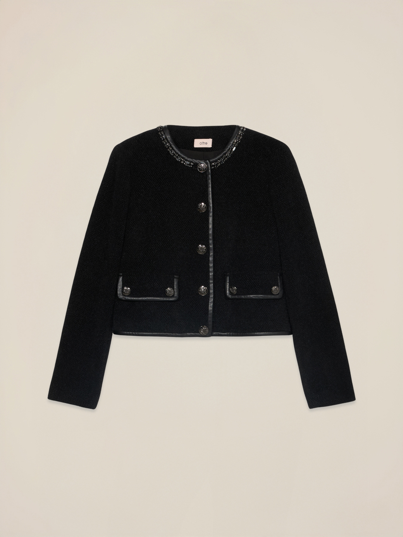 Kurze Jacke mit Steinen image number 4