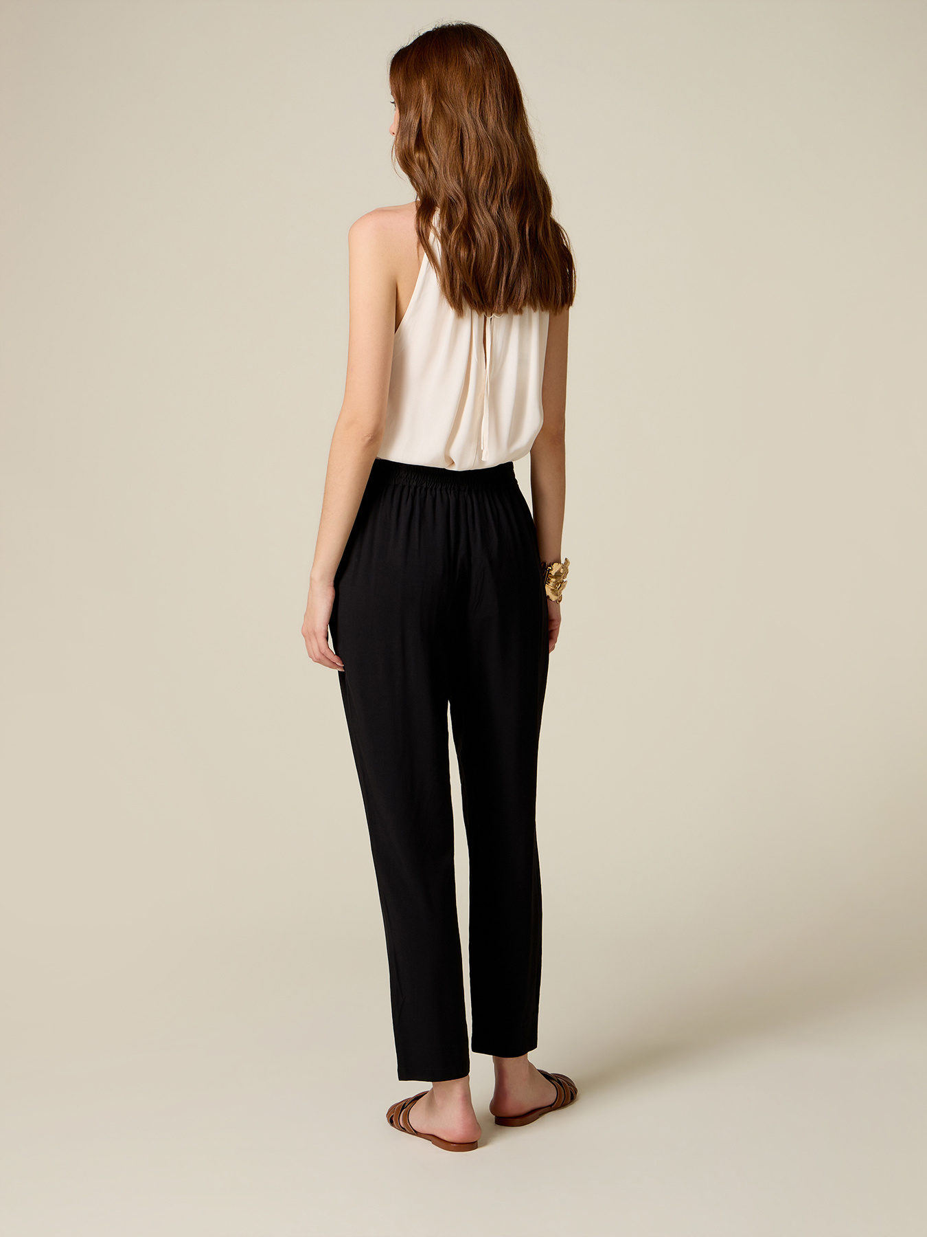Viscose joggers image number 1