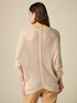 Lurex blend sweater with openwork image number 2