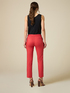 Basic cotton-blend trousers image number 1