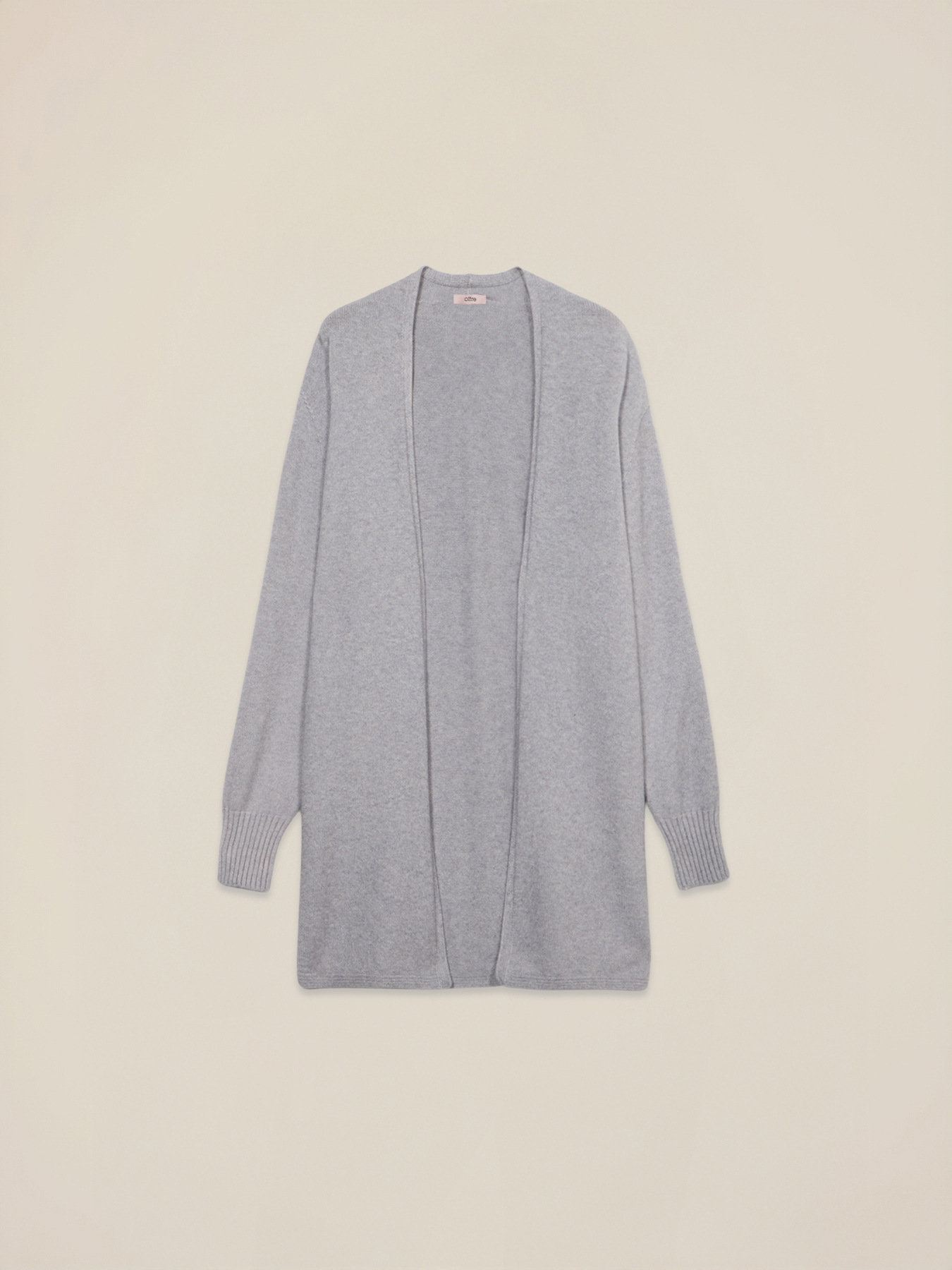 Cardigan lung fără &icirc;nchidere image number 3