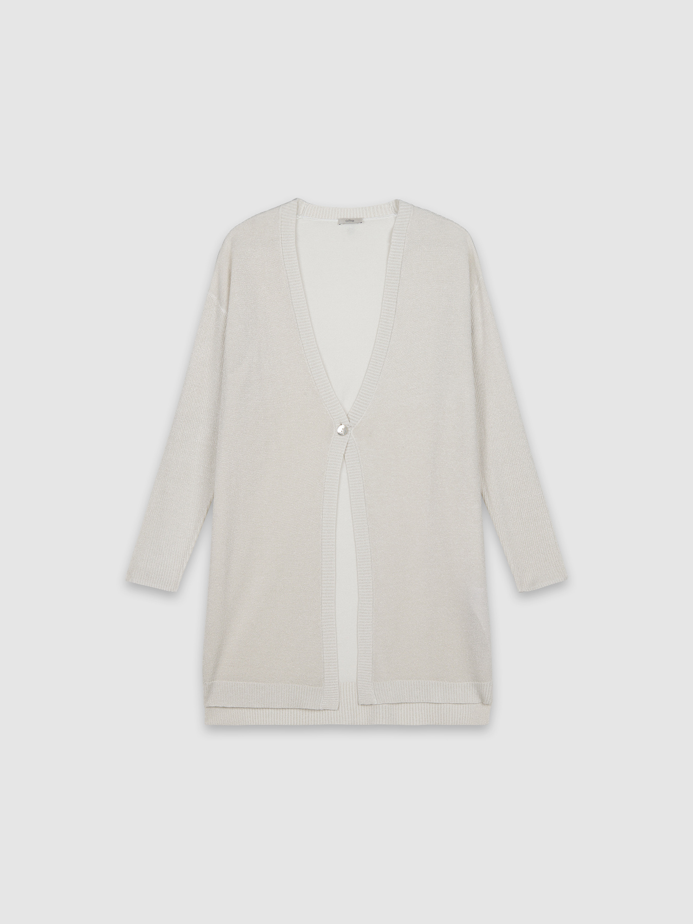 Cardigan lungo lurex image number 3