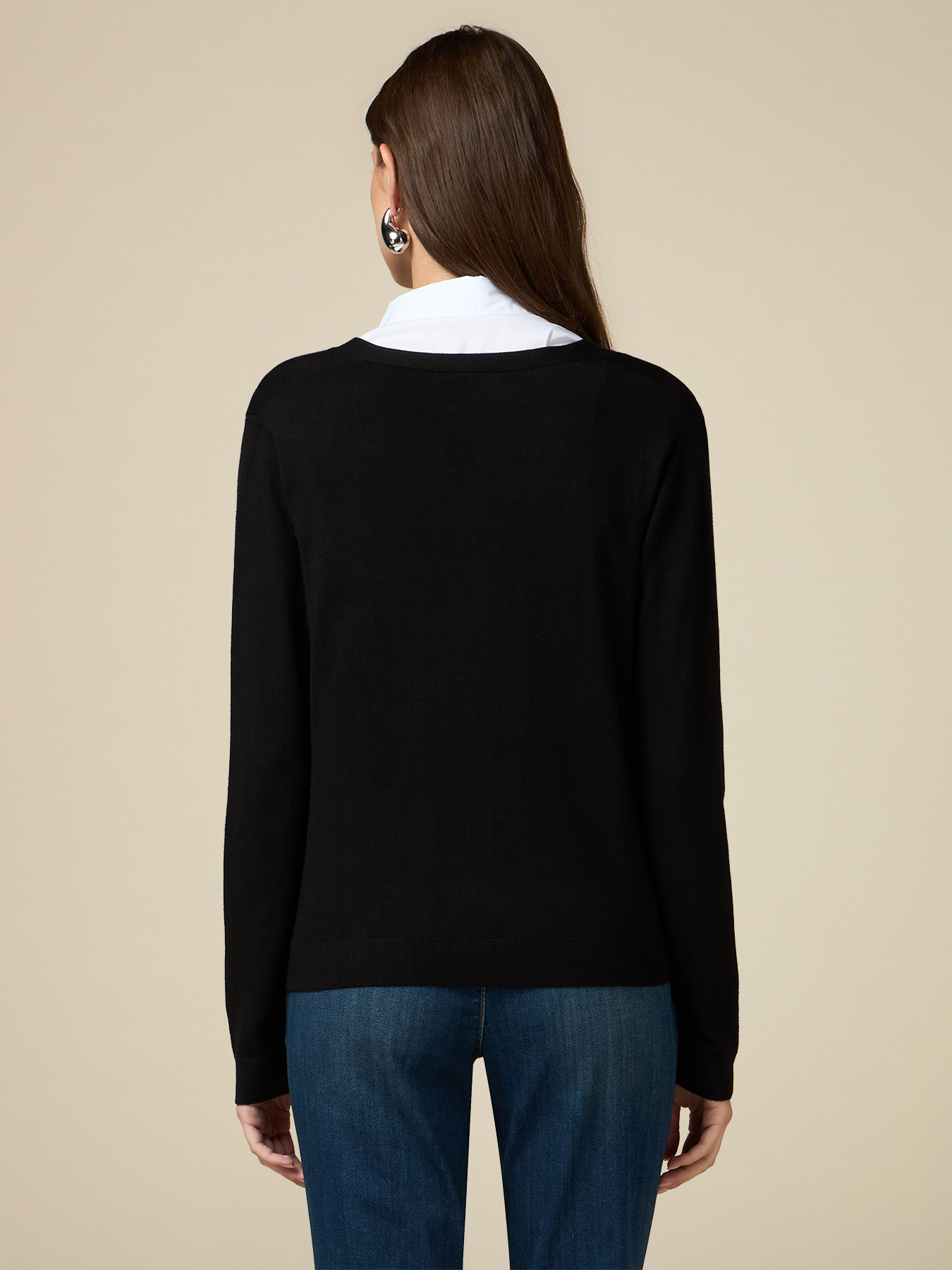 Kurzer Cardigan mit V-Ausschnitt image number 1