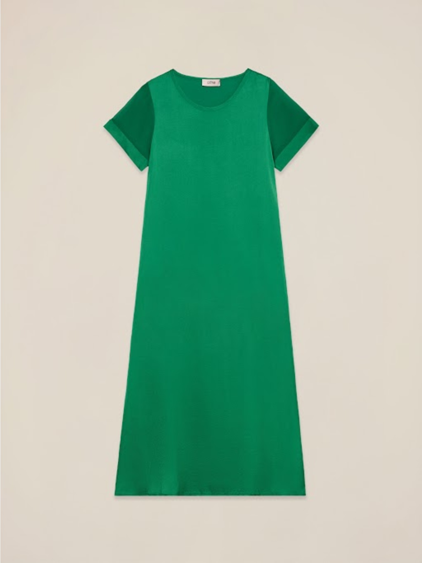 T-Dress-Kleid aus Viskose-Satin image number 3