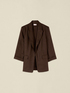 Unstructured linen jacket image number 3