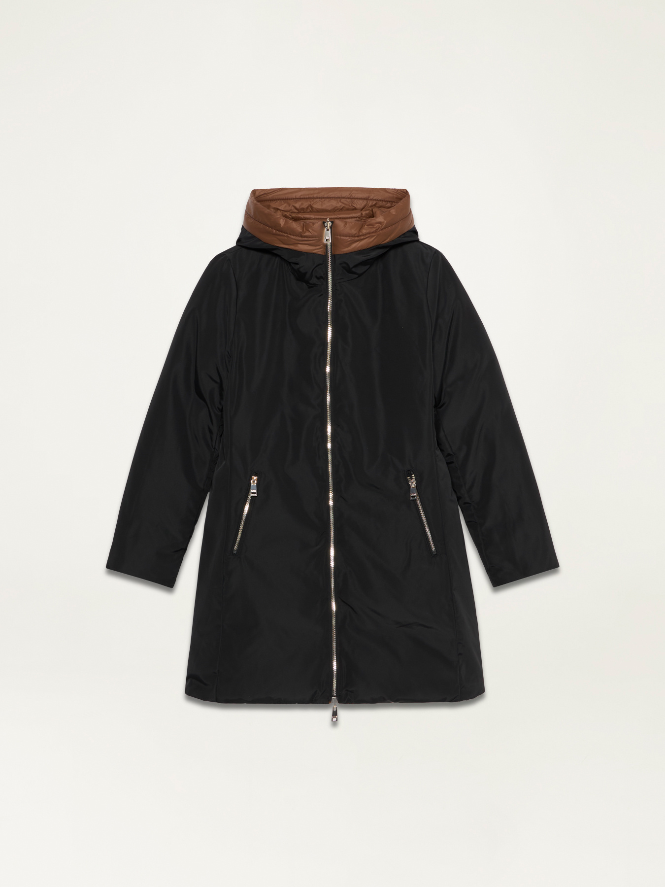 Reversible parka with hood image number 5