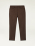 Geometric patterned skinny trousers image number 4