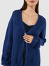 Cardigan en mohair m&eacute;lang&eacute; avec bouton bijou image number 2
