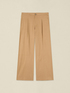 Pantaloni cropped din amestec de lyocell image number 4
