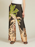 Pantalon cropped motif tropical feuillage image number 2