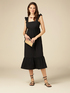 Sleeveless poplin dress image number 0