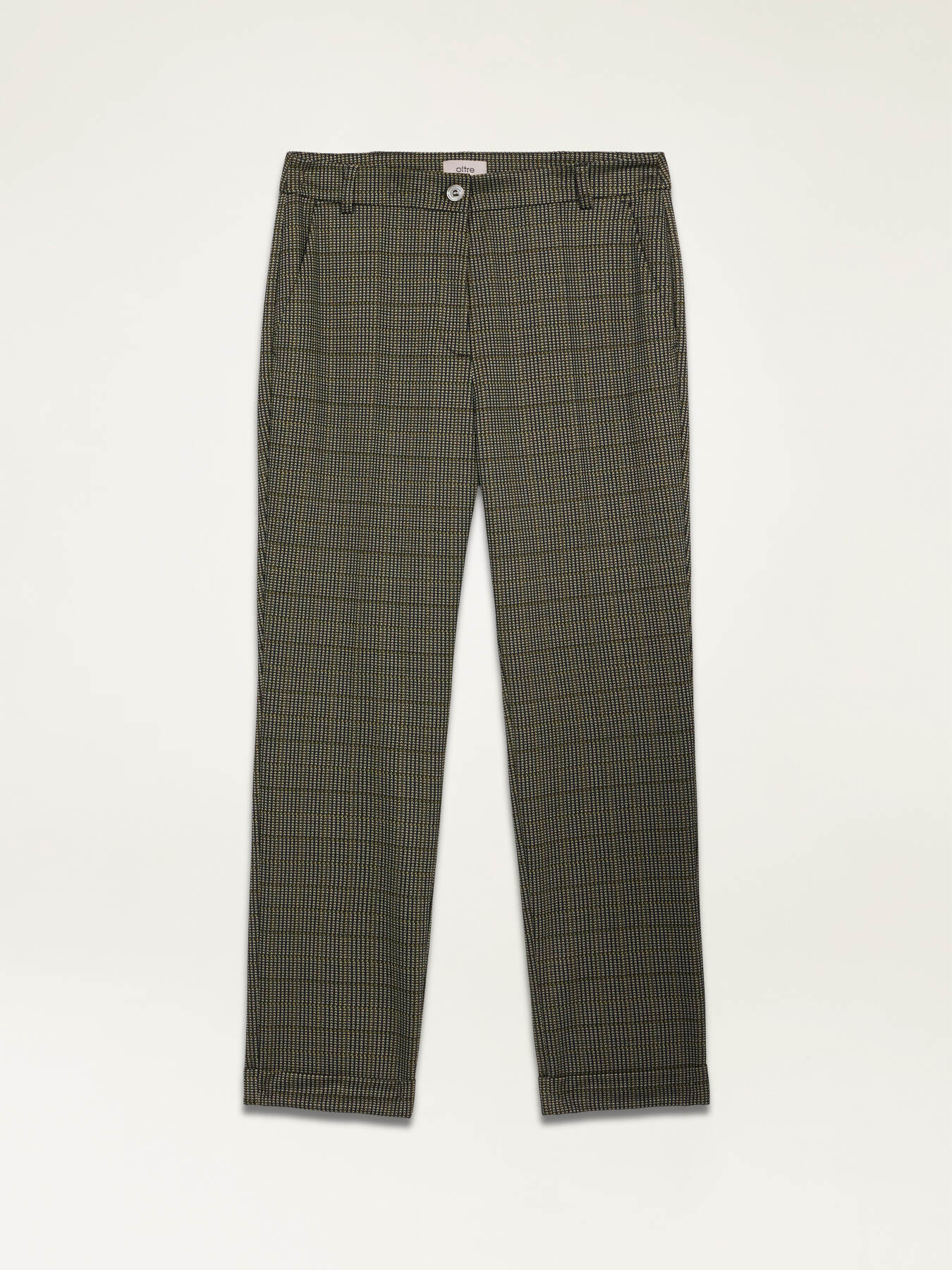 Pantaloni in tessuto jacquard image number 4