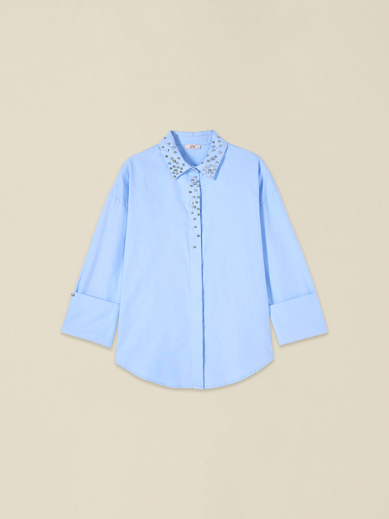 Shirt with crystal settings image number 3