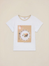 T-Shirt mit Druck und Applikationen image number 3