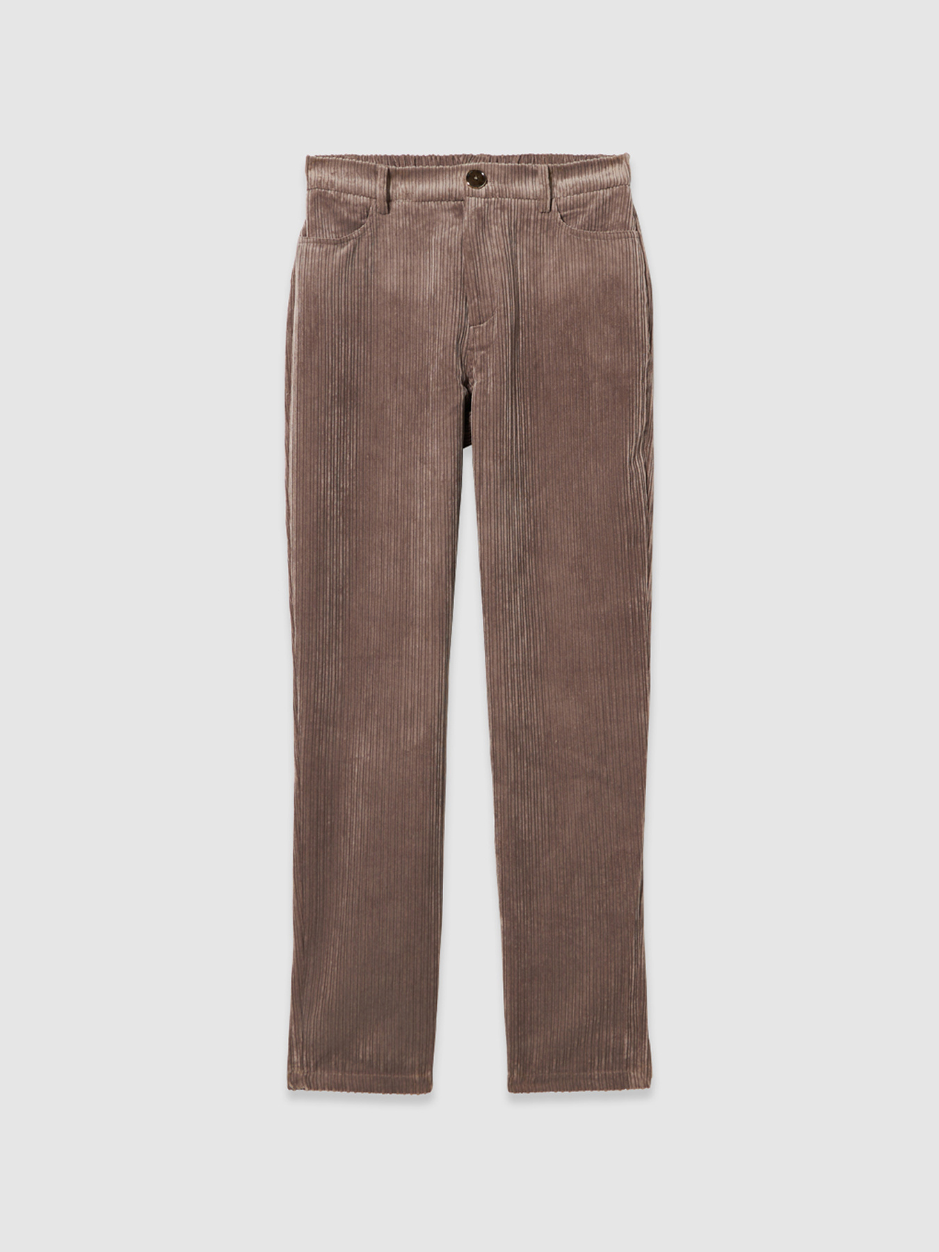 Ribbed velvet joggers image number 3