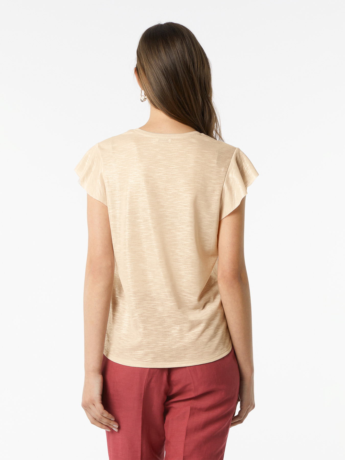 Shiny-effect T-shirt image number 1