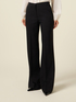 Wide-leg palazzo pants in technical fabric image number 3