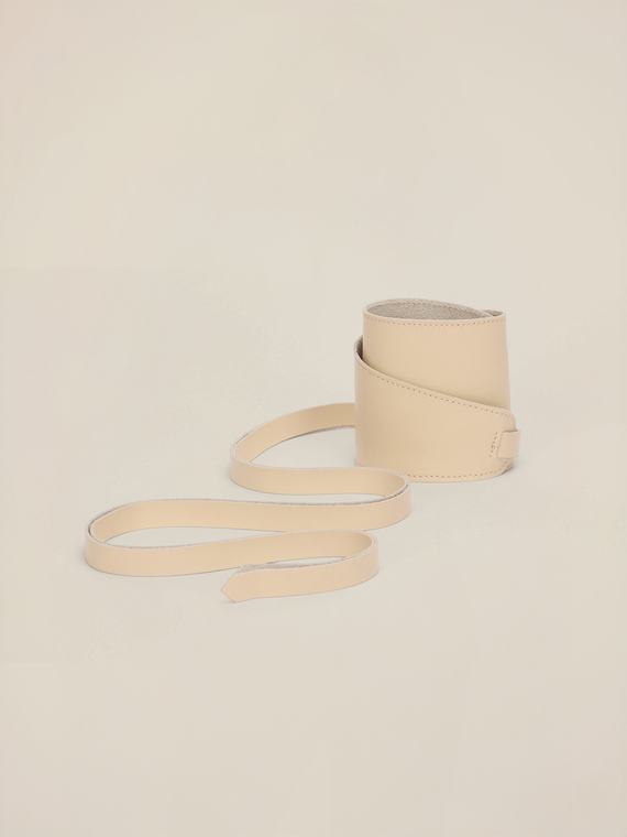 Genuine leather cummerbund