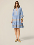 Vestido flare con bordados image number 0