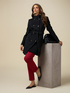 Double-breasted coat with belt image number 3