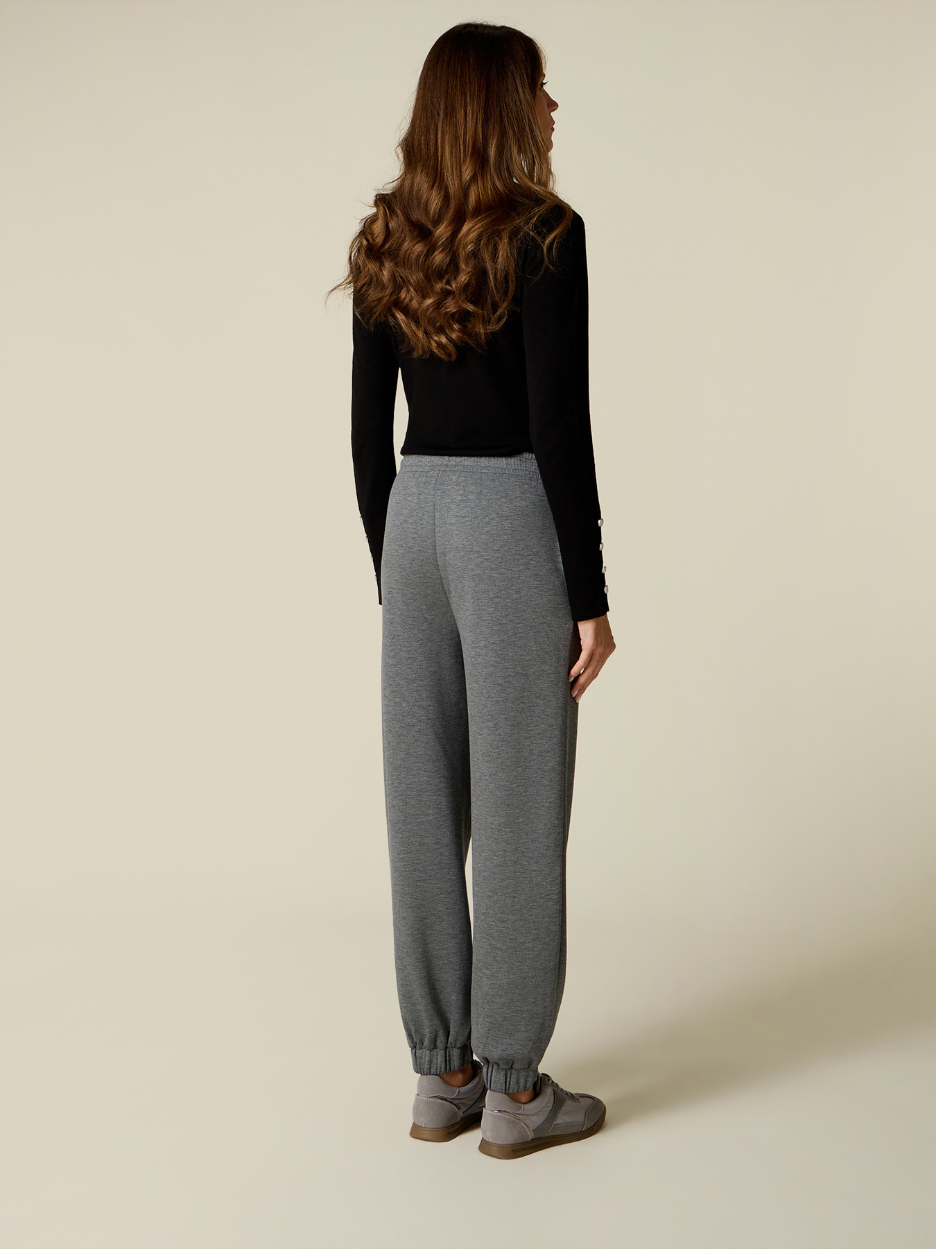 Soft touch jersey joggers image number 1