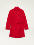 Double-breasted coat with belt image number 3