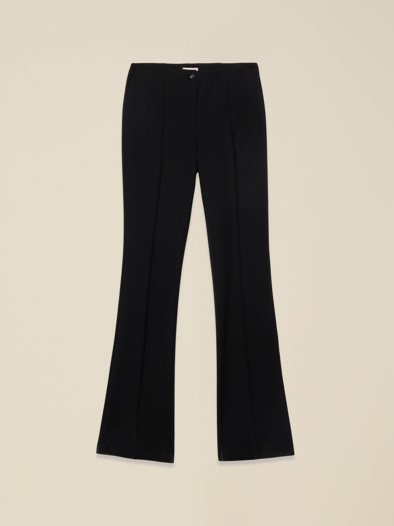 Flare pants in milano stitch image number 4
