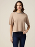Pull boxy avec broderie bijou image number 0