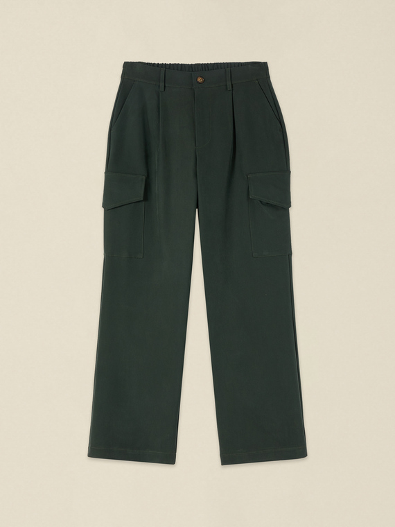 Pantaloni cargo din twill