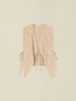 Asymmetric lace vest image number 3