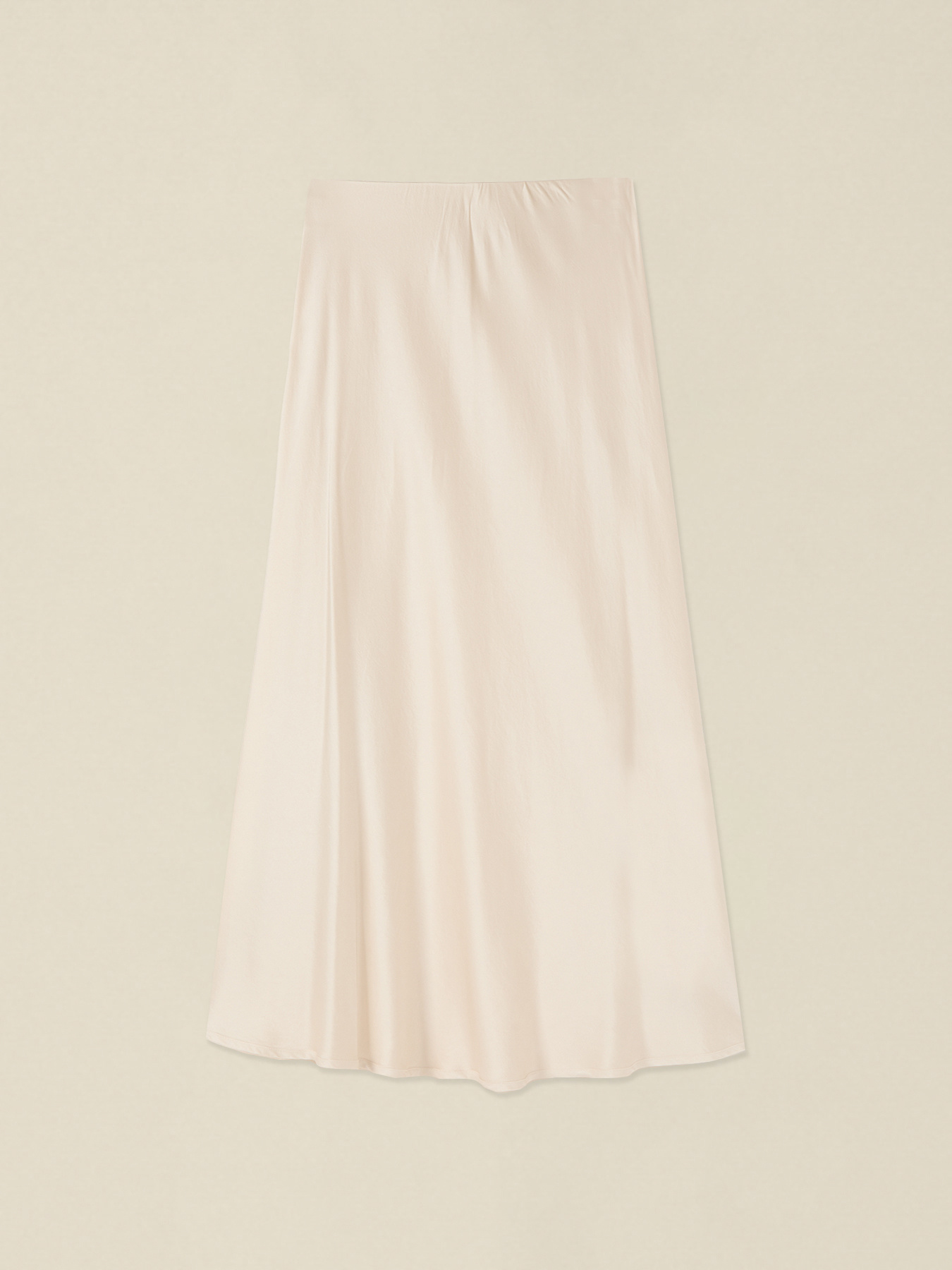 Viscose satin skirt image number 4