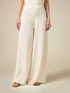 Wide leg trousers in flowing fabric image number 3