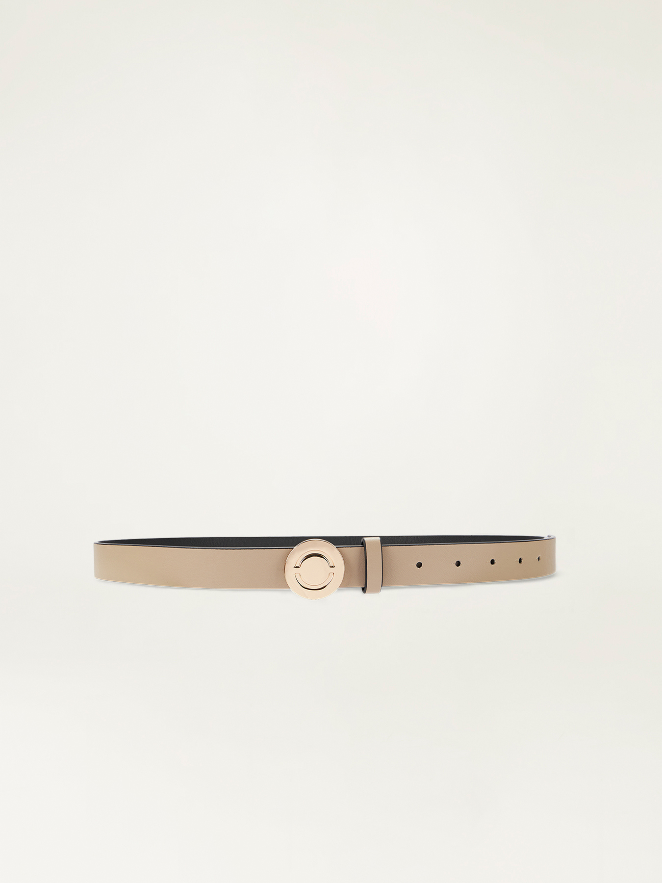 Ceinture effet cuir avec boucle ronde image number 1