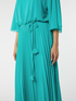 Vestito lungo con gonna pliss&eacute; image number 2