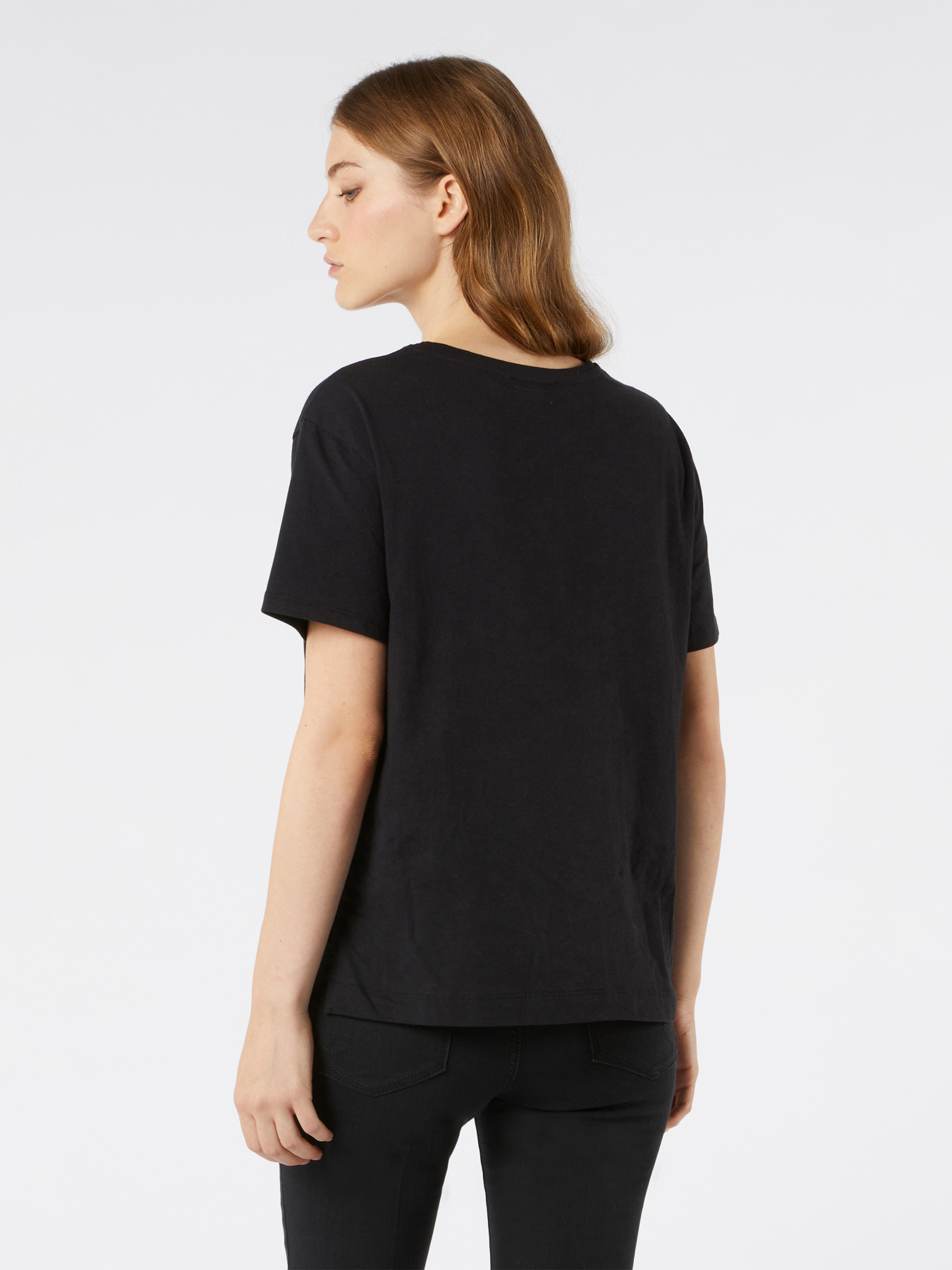 T-Shirt mit Lettering-Stickerei image number 1