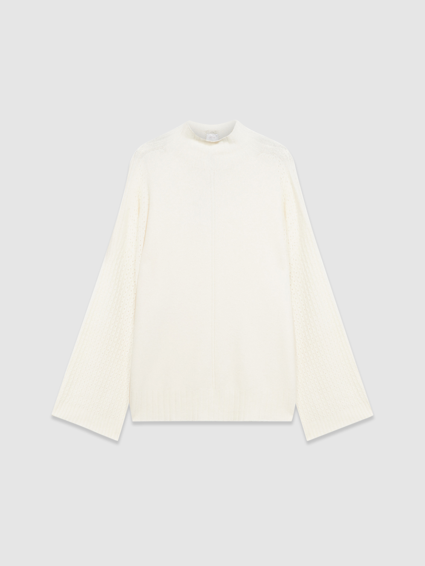 Jersey con cuello de cisne en viscosa confort image number 3