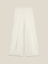 Pantaloni palazzo 100% lino image number 4