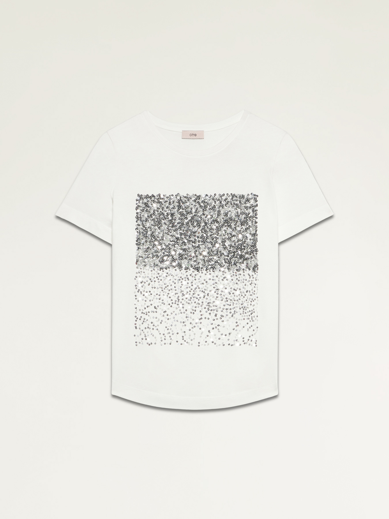 T-shirt avec broderie en paillettes image number 3