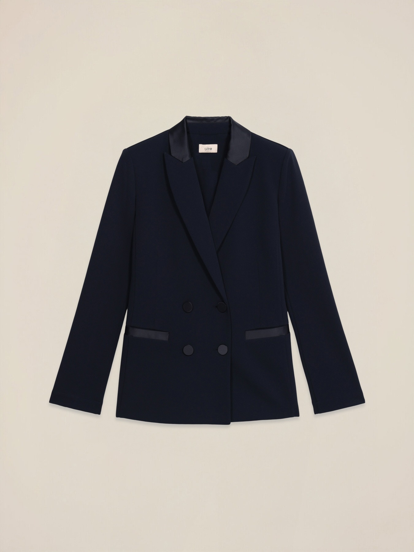 Blazer crois&eacute; avec boutons recouverts image number 4