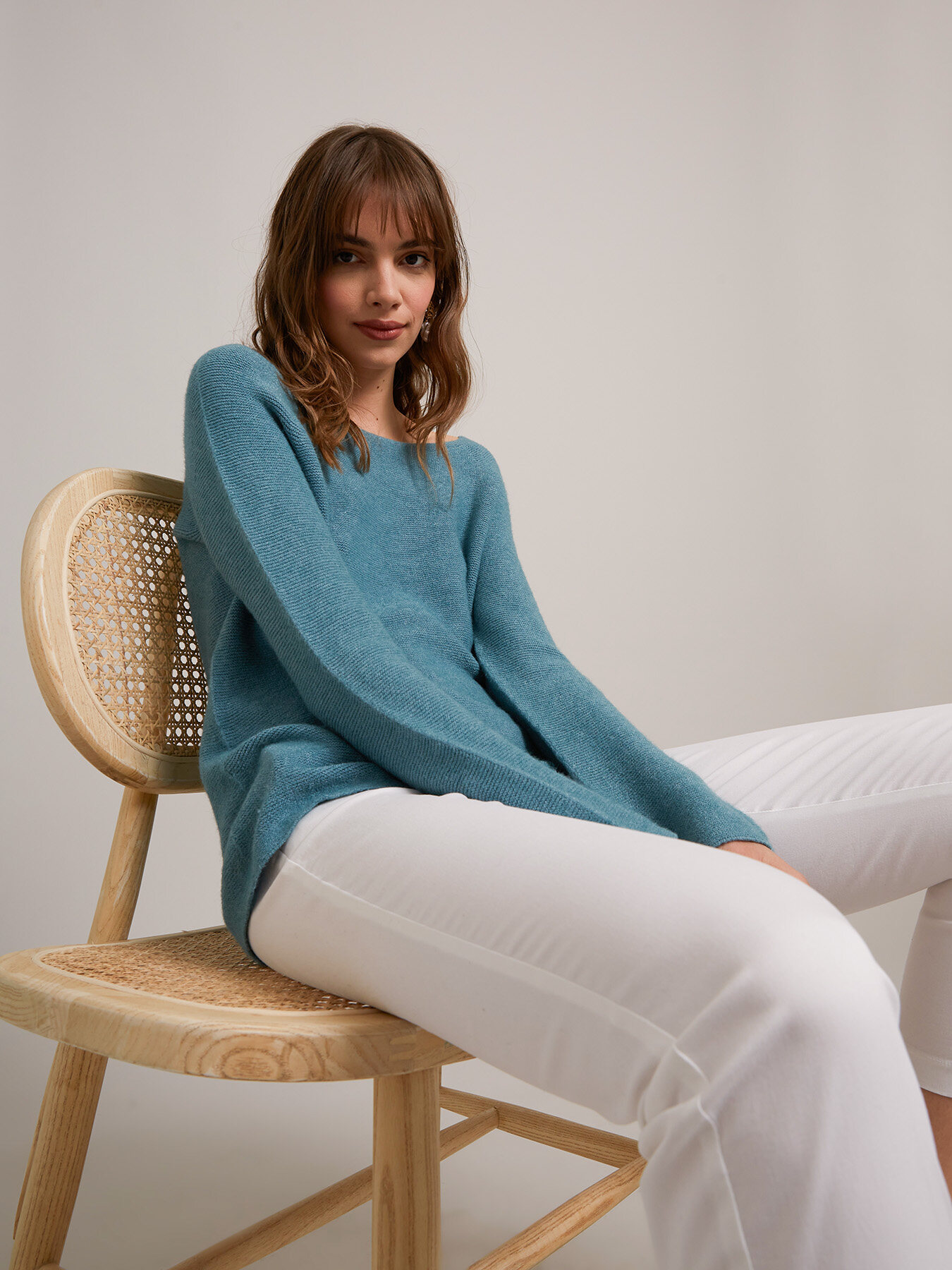 Soft viscose sweater image number 0