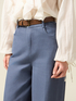 Pantalon palazzo en drill de coton image number 2