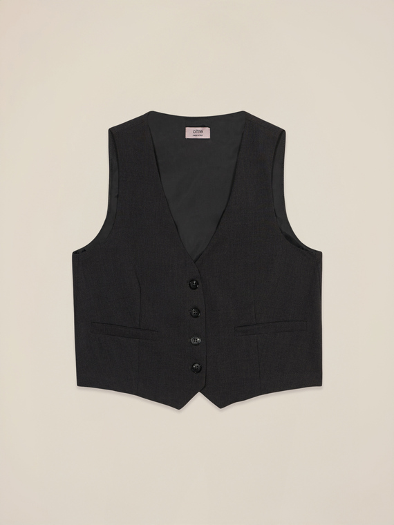 Flannel vest