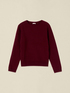 Cable-knit wool and cashmere sweater image number 3
