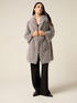 Oversized teddy coat with pins image number 0