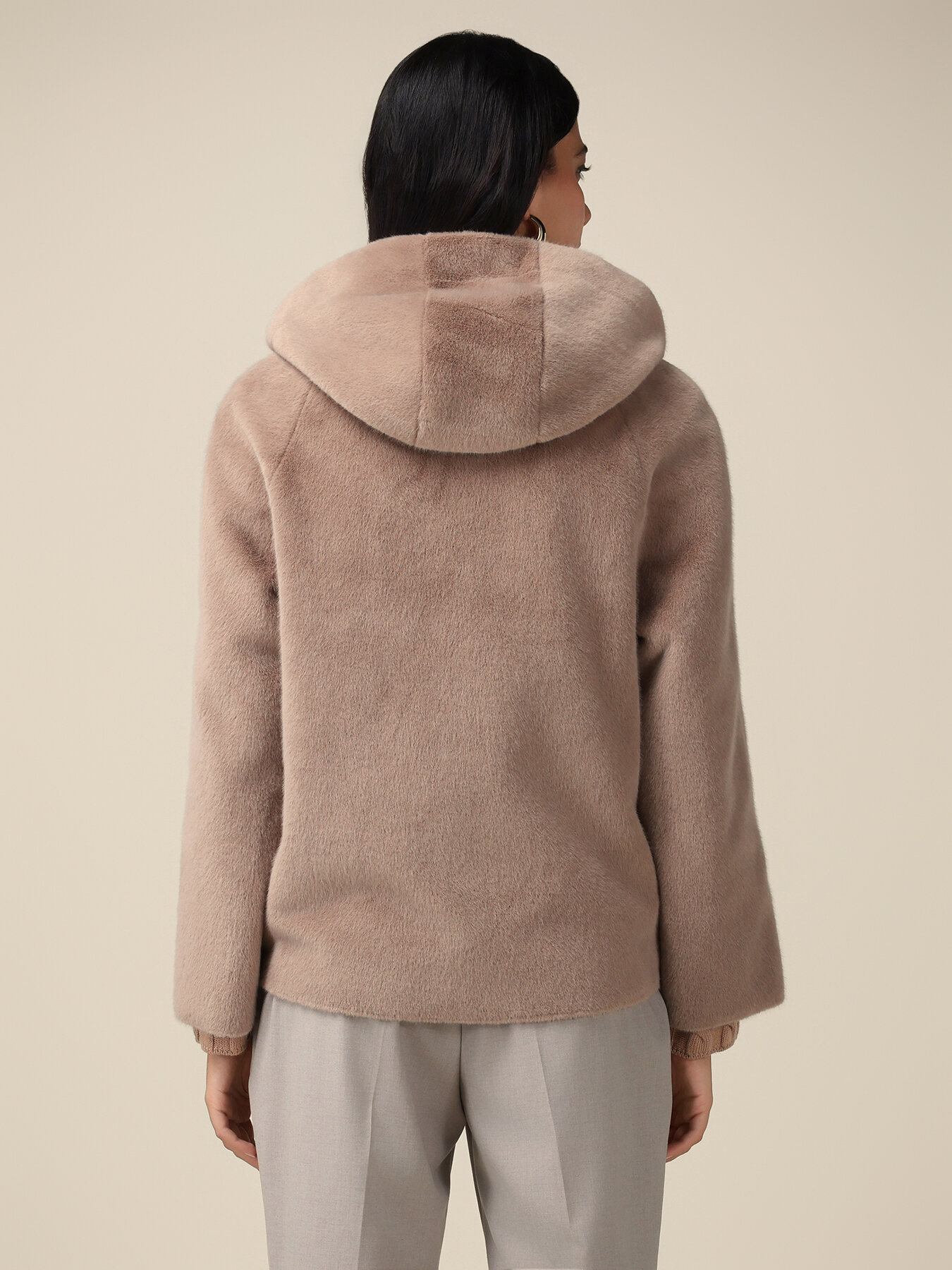 Hooded teddy bear jacket image number 1