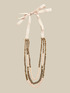 Mehrreihige Halskette mit Perlen und geschliffenen Glasperlen image number 1