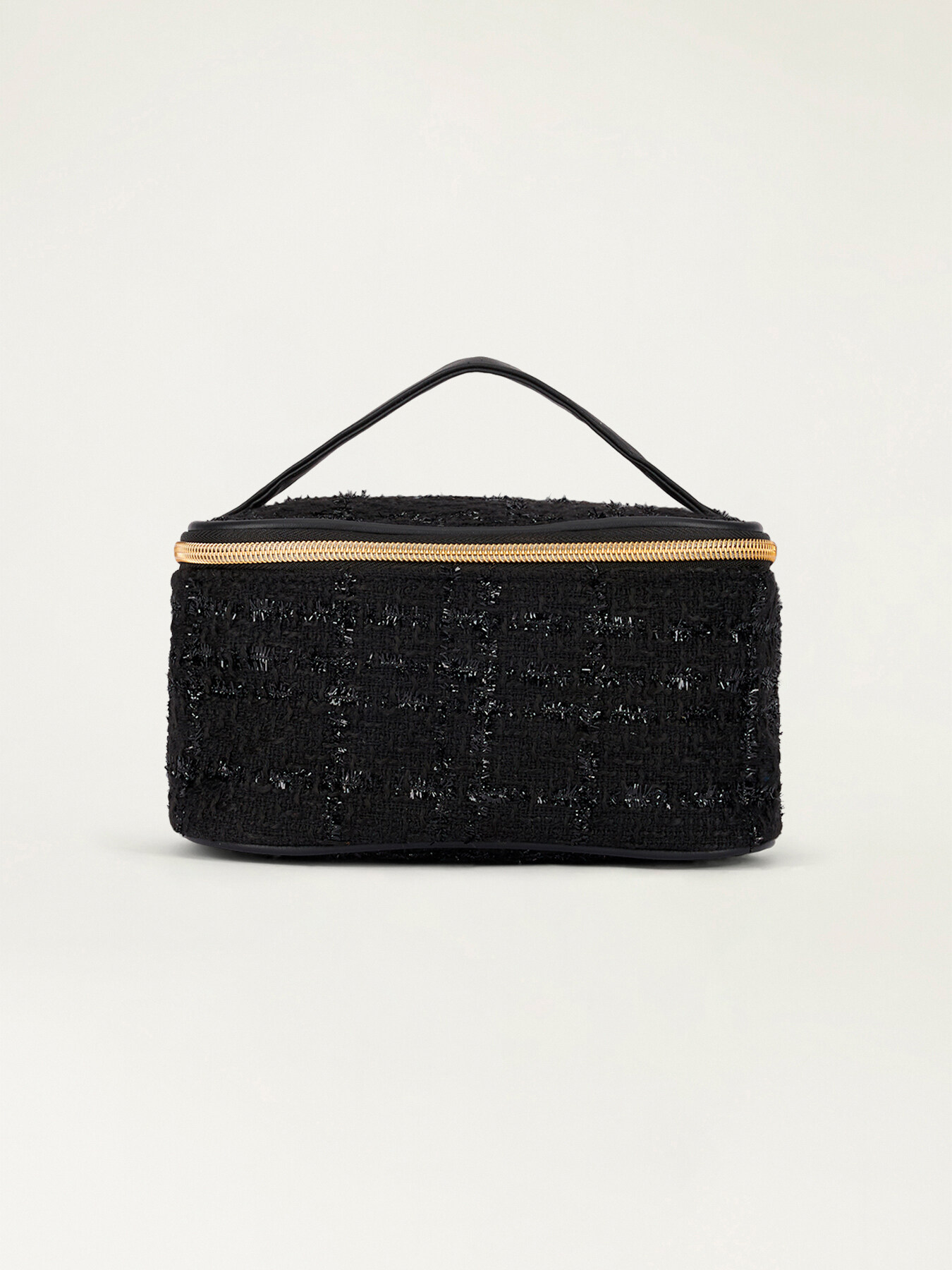 Mini neceser de tweed image number 0