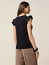 Jersey top with gussets image number 1