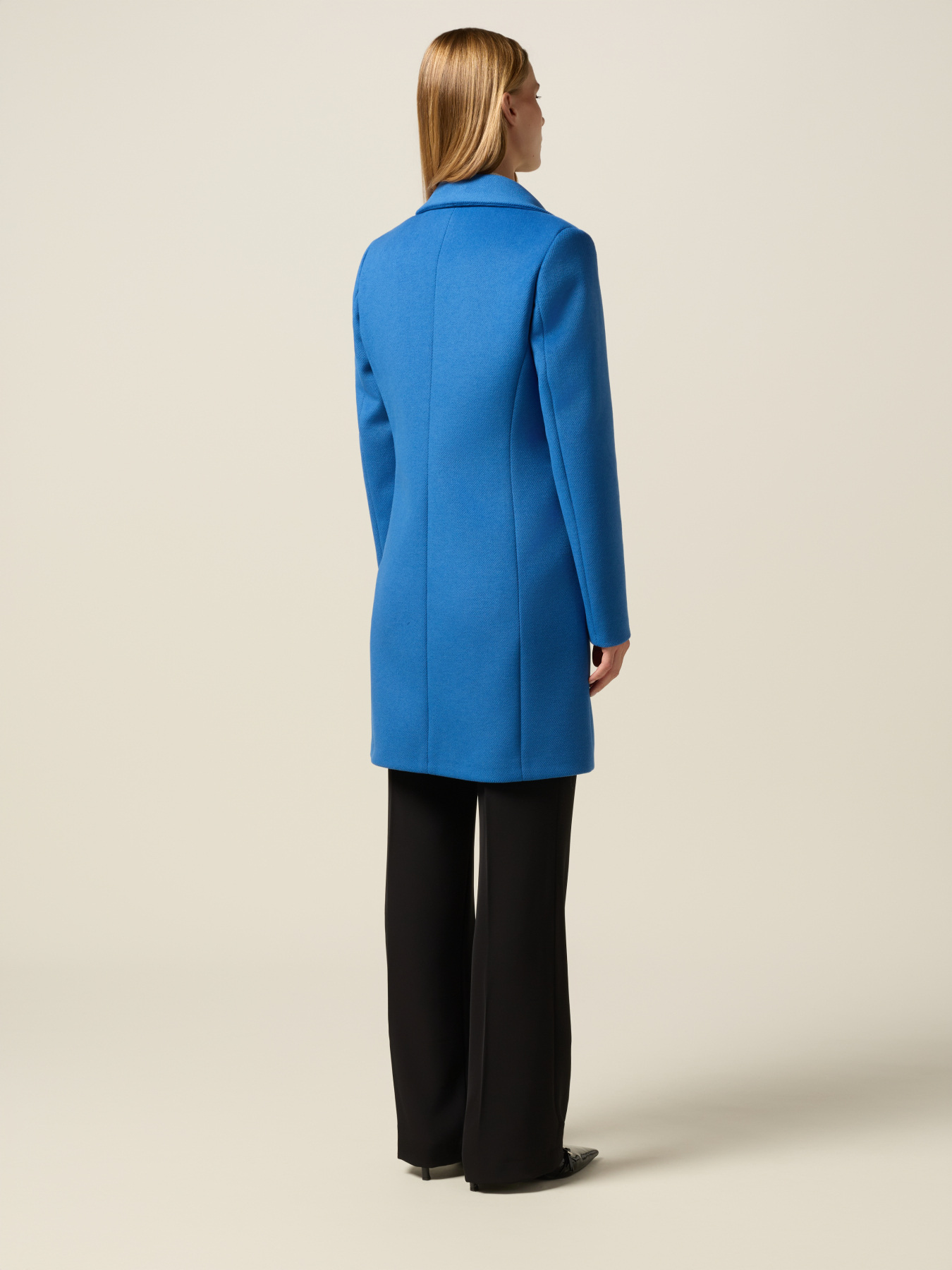 Manteau long en drap image number 1