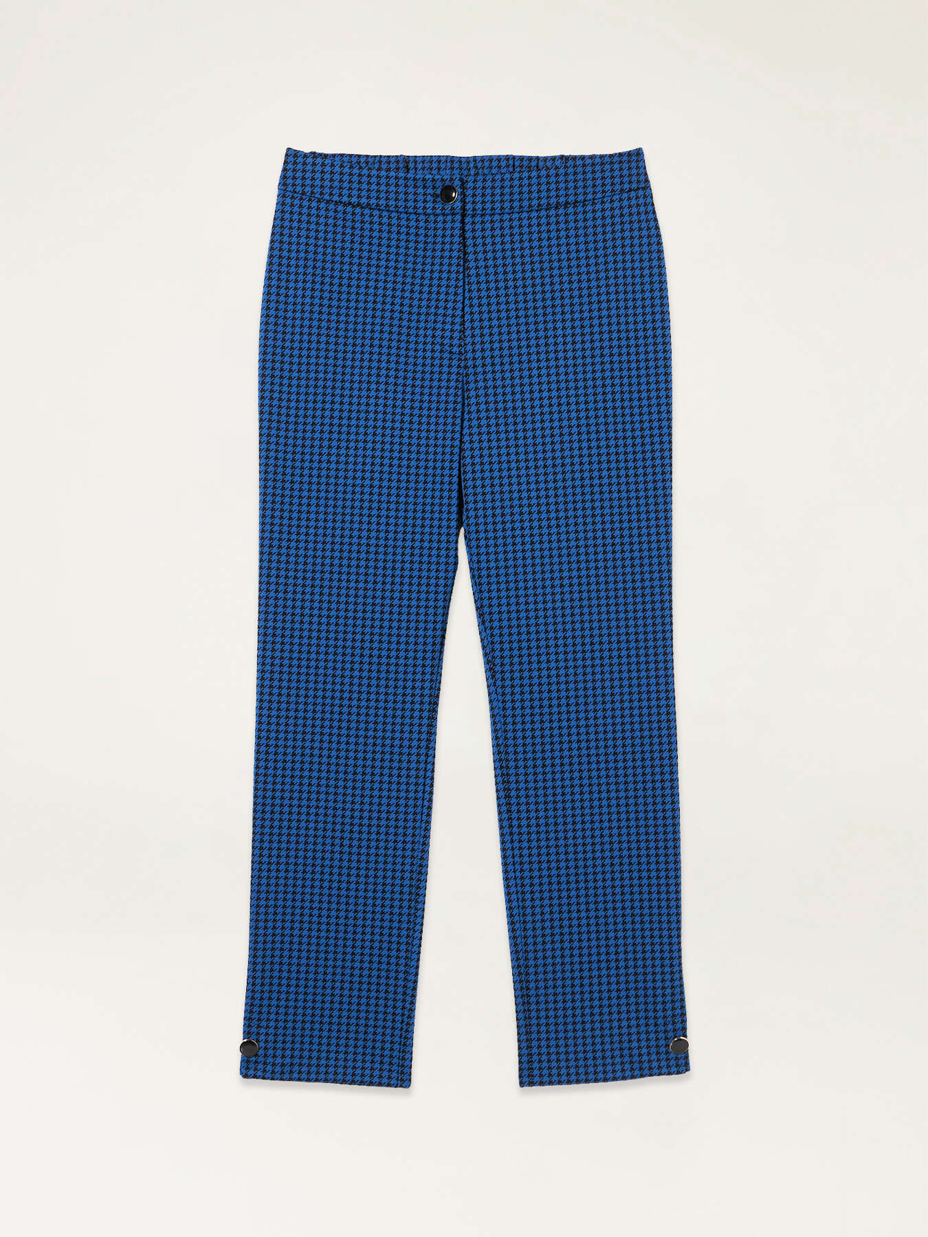 Pantaloni chino in punto milano fantasia image number 4